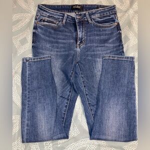 Judy Blue Women's Straight Leg Jeans in Classic Blue